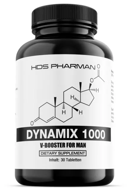 Dynamix 1000 Testo Booster für schnellen Muskelaufbau Extrem Testosteron Booster