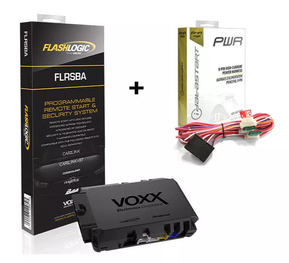 Flashlogic FLRSBA Remote Start Add-On Module  3X LOCK To Start + Power Harness