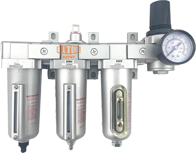 1/2" NPT HEAVY DUTY Industrial Grade 4 Stages Filter Coalescing Desiccant Dryer