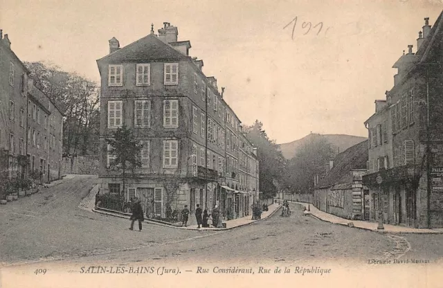 SALINS-les-BAINS - la rue Considérant, Rue de la république