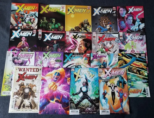 Astonishing X-Men #1-17 + Annual : 2 Variants : Complete Series : VF/NM