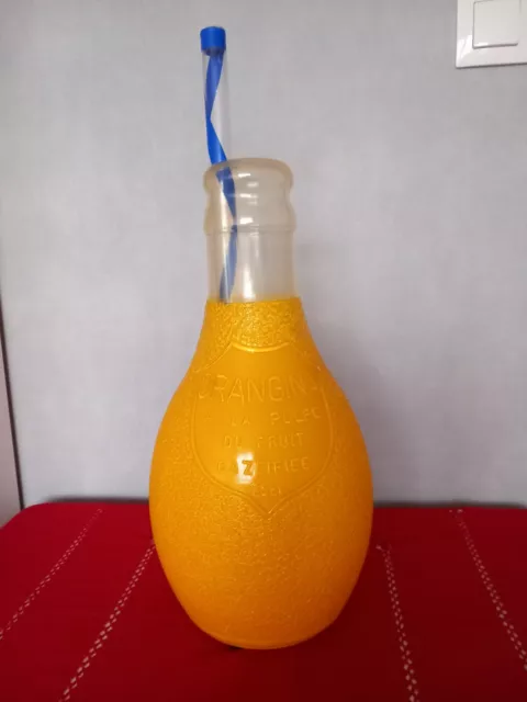 Lampe Orangina Vintage Avec Paille Plv Publicitaire