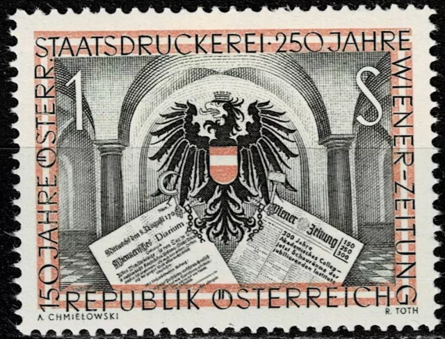 Österreich MiNr. 1011 postfrisch - Staatsdruckerei