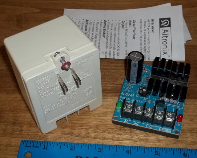 Altronix AL624 Power Supply Charger w 16 VAC 40 VA Transformer.................C