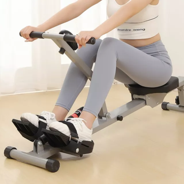 VILOBOS ROWING MACHINE 12 Resistance Levels Home Gym Cardio Exercise Workout LCD 104.99 PicClick