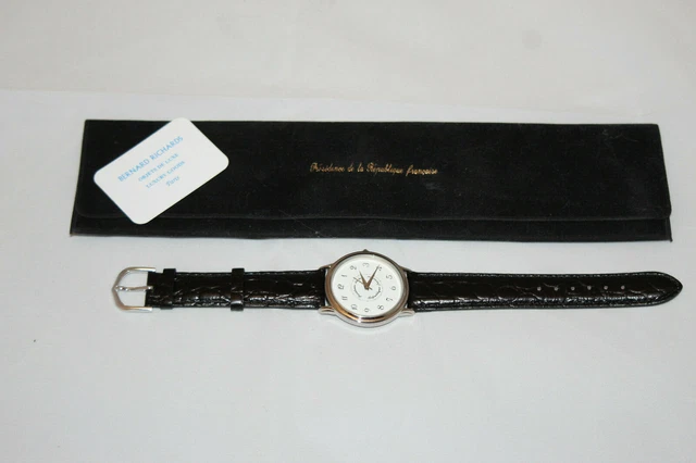 Montre Collector Femme Bernard Richards Bleue - Présidence De La République - Neuf Avec étiquettes
