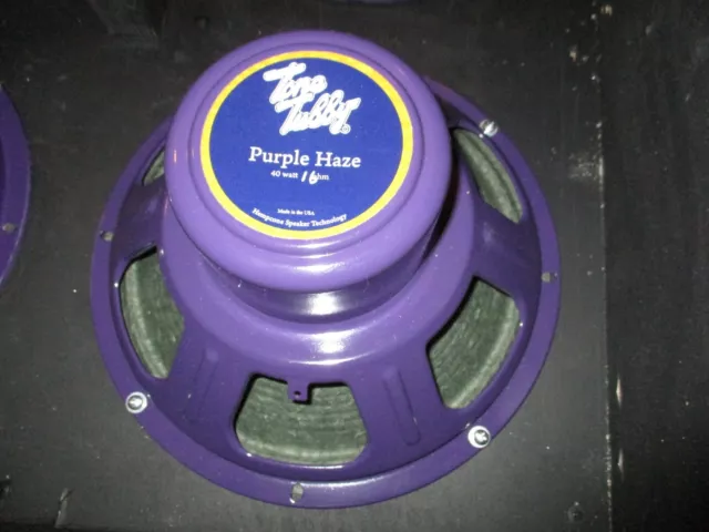 Tone Tubby Purple Haze 12" Alnico Hemp Cone Speakers, 16 OHM; 4 available. Ex+ Tone Tubby Purple Haze 12" Alnico Hemp Cone Speakers, 16 OHM; 4 available. Ex+