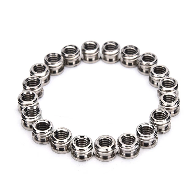 1PACK 10PCS SR10 3 8 16 To 1 4 20 Reducer Bushing Convert Screw 1pack-10pcs-sr10-3-8-16-to-1-4-20-reducer-bushing-convert-screw