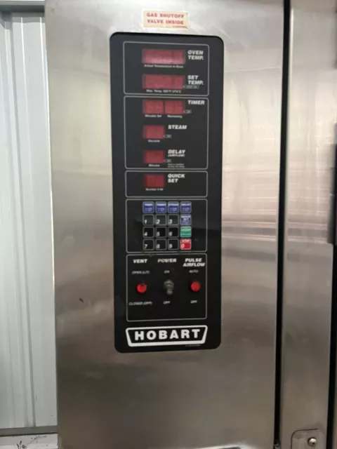 Hobart Single Rack Gas Oven Commercial Bakery Restaurant Equipment