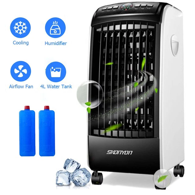 Air Cooler Evaporative Portable Fan Humidifier Room Home Office 3 In 1 Summer