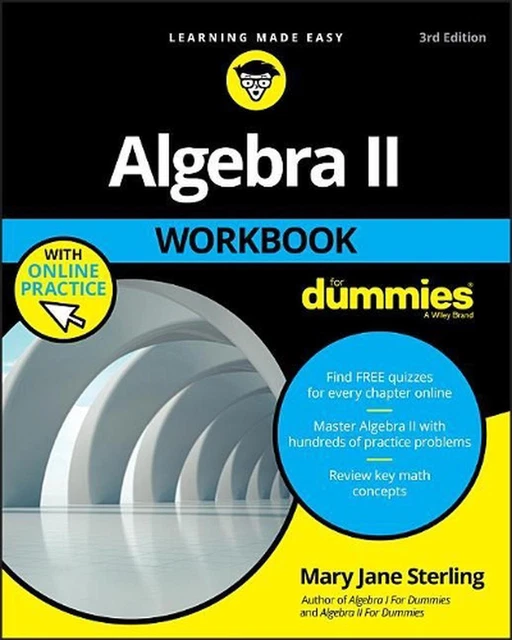 Algebra II Workbook For Dummies by Mary Jane Sterling (English) Paperback Book