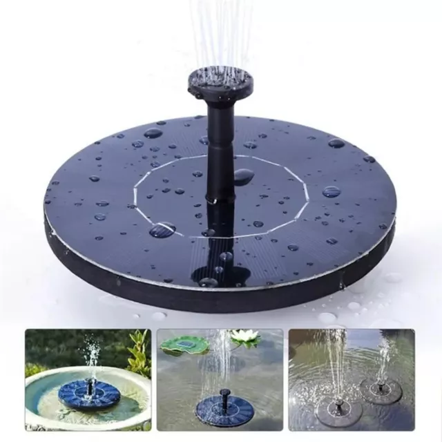 Fontaine d'eau Suspendue Solaire Piscine Jardin arrosage submersible 2.0W