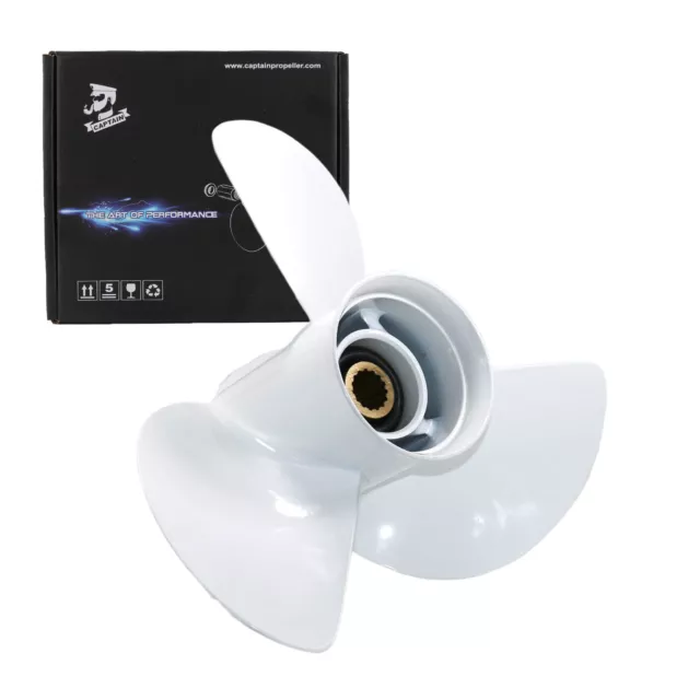 Boat RH Propeller 13x19-K For Yamaha Outboard 50-130HP 15 Spline 6E5-45941-00-EL
