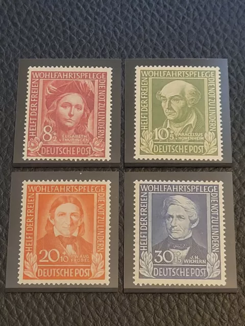 BRD/Bund 1949 Michel-Nr.: 117-120 postfrisch geprüft Schlegel BPP