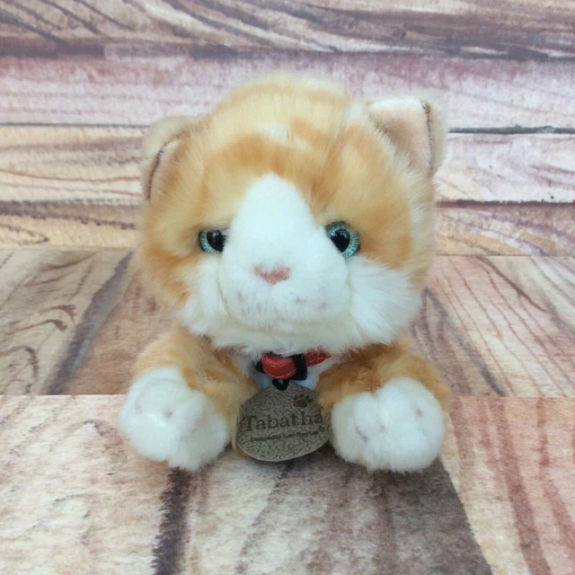 KEEL TOYS TABATHA Ginger Cat Blue Eyes Soft Plush Name Collar 10” £9.99