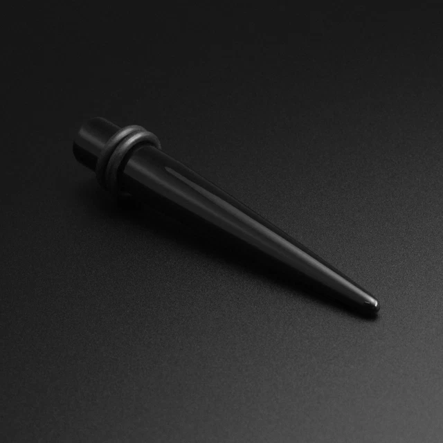 Kit Dilatatori Orecchio In Acrilico - 8 Paia, 6-20 Mm, Nero E Bianco, Per Piercing - Foto 8