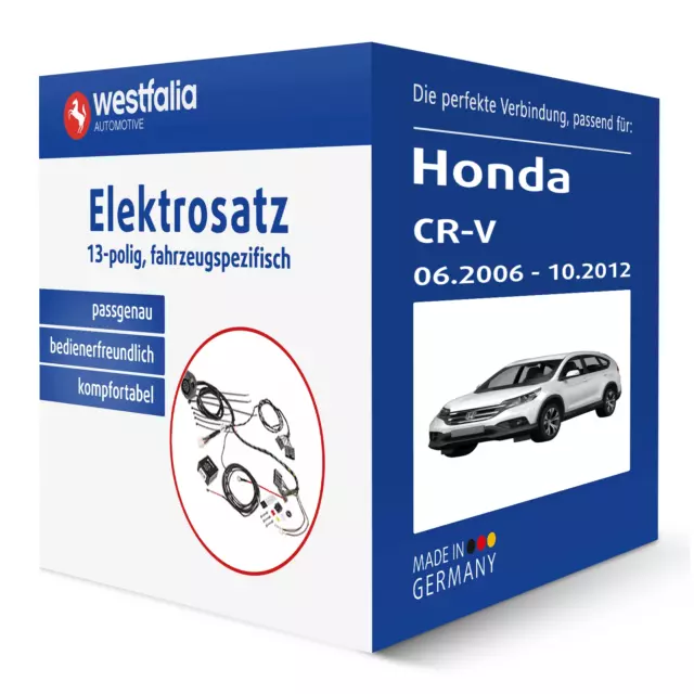 Elektrosatz 13-pol. spezifisch für Honda CR-V III Typ RE 06.2006-10.2012 TOP