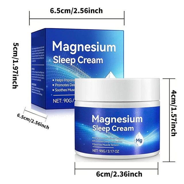 MAGNESIUM SLEEP CREAM Good Night Lotion to Feet Arm Chest for Better