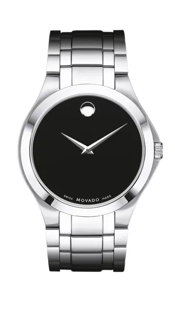 Movado Men's Swiss Collection Stainless Steel Bracelet Watch 40mm 0606781