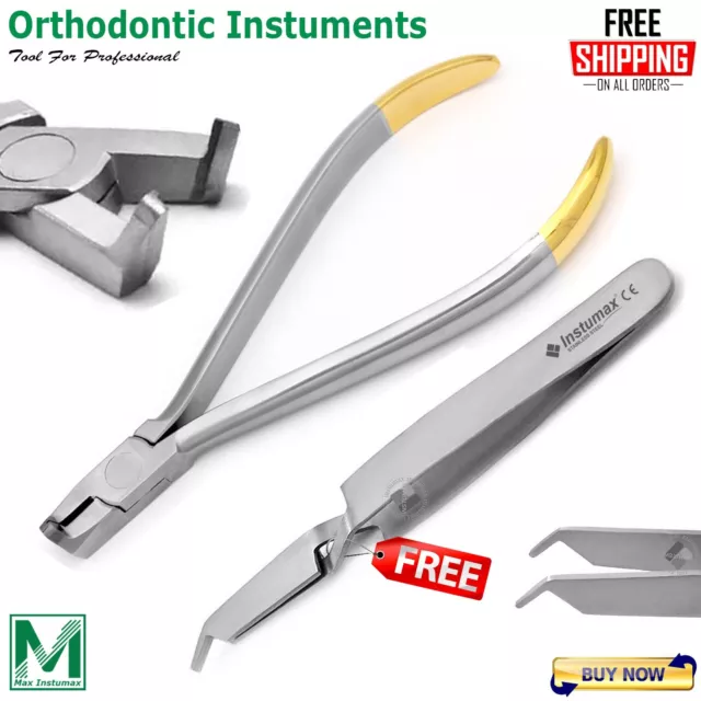 TC Distal End Cutter Plier Hold & Cut Soft and Hard Wire Bracket Tweezers Free