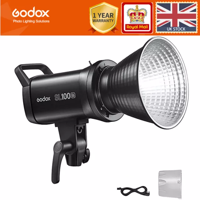 UK Godox SL100Bi Bi-Color Bowens APP Control 5600K Continuous LED Video Light