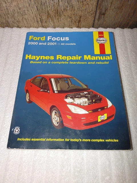 Ford Focus 2000 thru 2005 Haynes Repair Manual #36034 Automotive