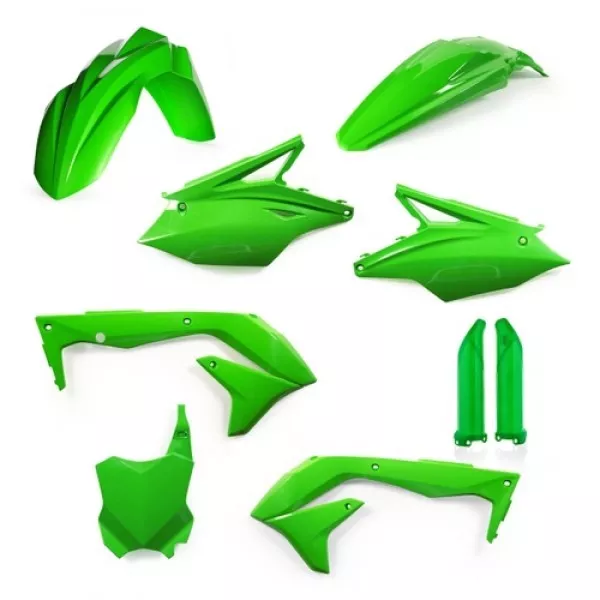 Acerbis Kit Plastiksatz  Plastikkit Plastik Kawasaki Kxf 450 16 - 18 Full Grün