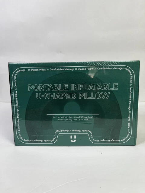 New Portable Inflatable U-Shaped Pillow Comfortable Massage Car/Train/Airplane