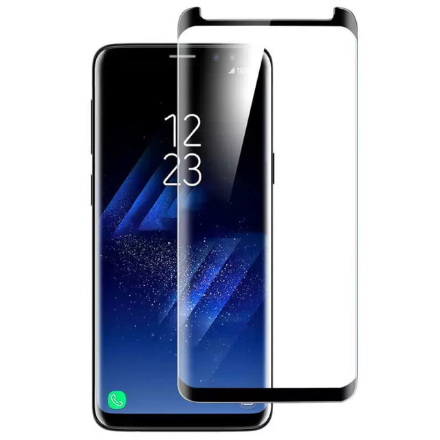 For Samsung Galaxy S8 S9 Plus S7 Edge Full Cover Tempered Glass Screen Protector