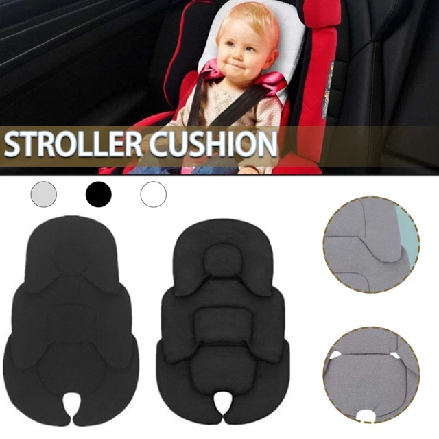 Cochecito de bebé con inserto de asiento de coche para bebé recién nacido cojín cabeza soporte corporal C