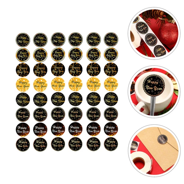 1000Pcs Gift Stickers Neue Jahr Präsentieren Aufkleber Neue Jahr Abdichtung Aufk