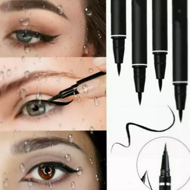 Black Liquid Eye Liner Pen Pencil Waterproof Eyeliner Cosmetic Beauty