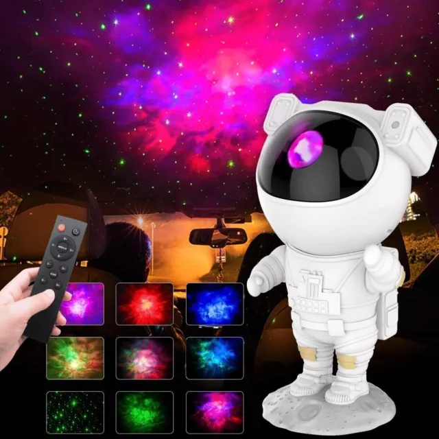 Veilleuse Projecteur de Ciel Étoilé Galaxie Lampe LED Décorative Astronaute