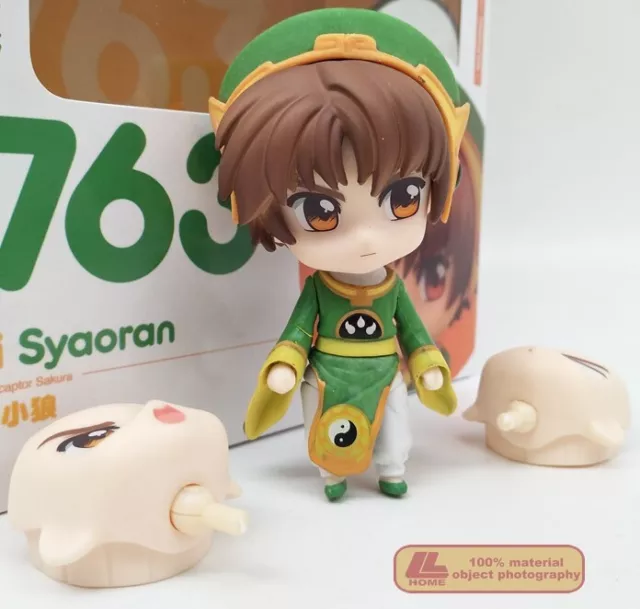 Anime Card Captor Sakura Syaoran Li #763 Big Head Action Cute Figure Toy Gift