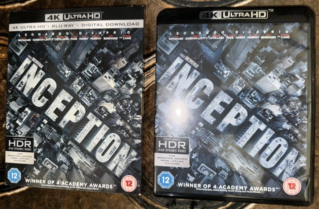INCEPTION 4K ULTRA HD & Blu-ray with SLIPCOVER [Christopher Nolan] EUR ...