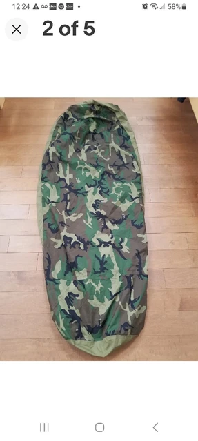 USMil Sleep Syst. ll Carrier, Goretex Bivy Cover & ,lg  Sleepcell) Sleeping Bag