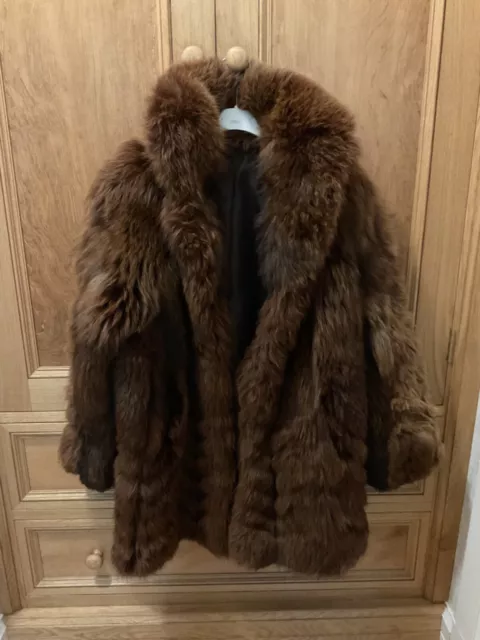 Real genuine Kara Mink fur coat ladies vintage.