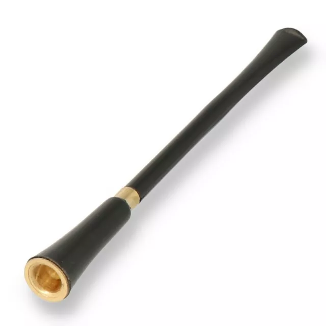 5.5"/14cm Black & Gold Ejector Cigarette Holder