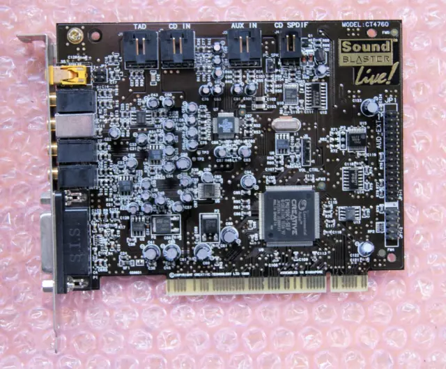 Creative Labs Sound Blaster Live Internal PCI Sound Audio Card CT4760