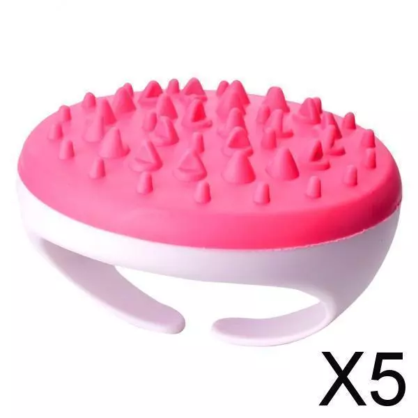 5X Gant De Massage Corporel En Silicone Anti-cellulite Gommage