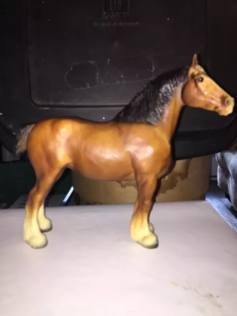 Vintage USA BREYER MOLDING CO Horse CLYDESDALE - B - 10” X 11”