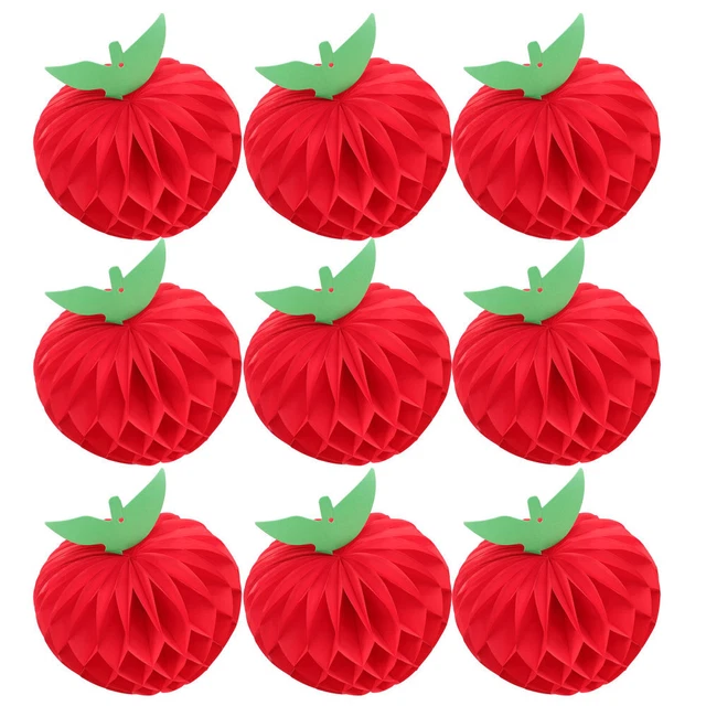 Palla a nido d'ape bambino decorazioni per feste di frutta favo d'ape 12 pz