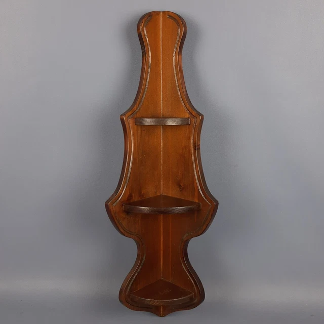 Boîte Murale En Bois Massif - Range-clés, étagère, Petit Placard Vintage - Très Bon état