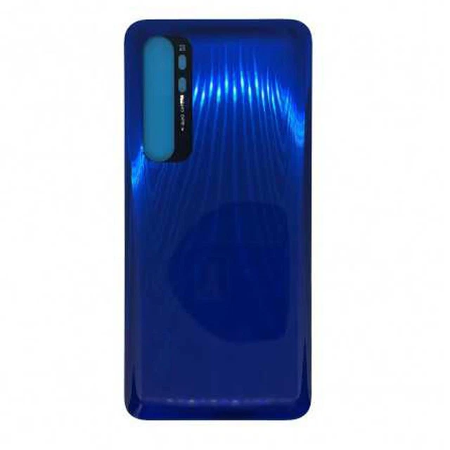 Cache Batterie (dos Vitre) Pour Xiaomi Mi Note 10 Lite (m2002f4lg) - Bleu Foncé - Neuf