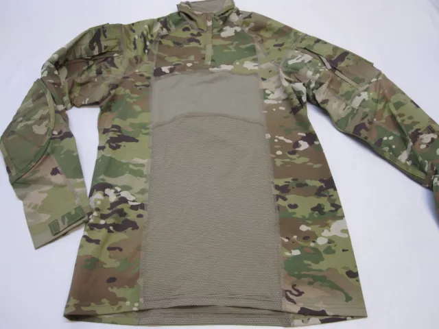 Nwot Ocp Pattern Army Advanced Combat Shirt 1/4 Zipper Medium Hot Weather Top Fr