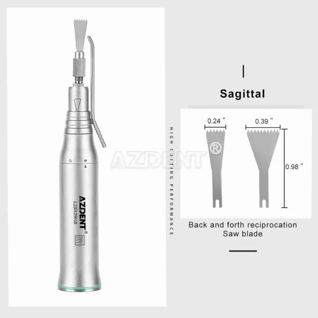 Dental Micro Saw Surgical Handpiece 4:1 Reduction Reciprocating