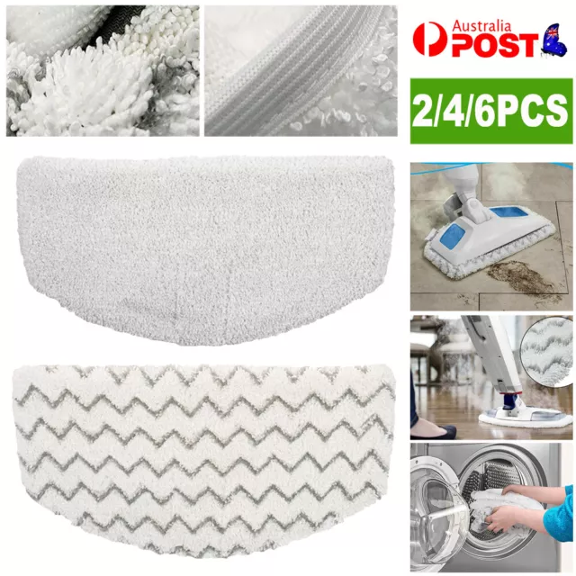 4/6x Replacement Steam Mop Pads for Bissell Powerfresh Steam Mop 1940 1440 1544