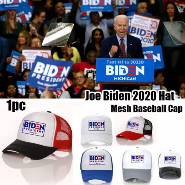 Joe Biden 2020 President Election Campaign Hat Mesh Baseball Cap Adjustable H-EL