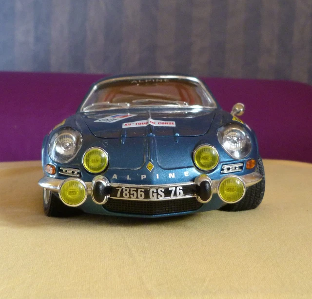 Alpine Renault A110 1800 Rallye – Tour De Corse 1973 – Solido 1/18