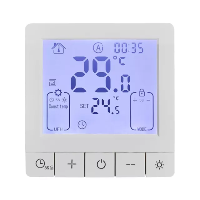 Thermostat numérique avec fonction programmable hebdomadaire favorise l'efficac